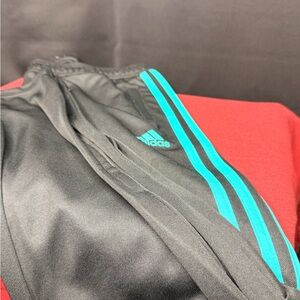 Adidas Black and Red Track Pants